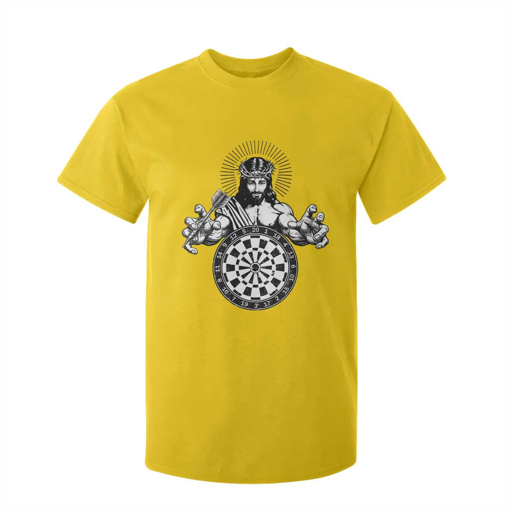 Funny Christian Dartist Gift T Shirt For Kid Jesus Bullseye Shooter TS12 Daisy Print Your Wear