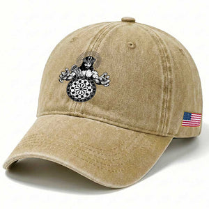 Funny Christian Dartist Gift Washed Cotton Baseball Cap Jesus Bullseye Shooter TS12 Print Your Wear