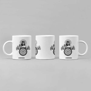 Funny Christian Dartist Gift Coffee Mug Jesus Bullseye Shooter TS12 Print Your Wear