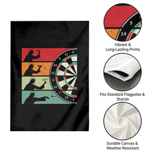 Vintage Darts Player Christian Faith Gift Garden Flag Jesus Bullseye Shooter TS12 Print Your Wear