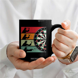 Vintage Darts Player Christian Faith Gift Coffee Mug Jesus Bullseye Shooter TS12 Print Your Wear
