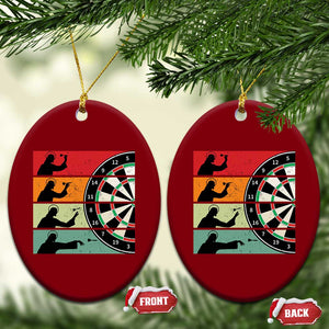 Vintage Darts Player Christian Faith Gift Ceramic Ornament Jesus Bullseye Shooter TS12 Print Your Wear