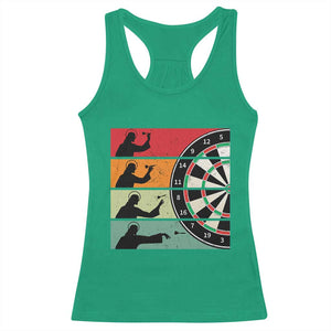 Vintage Darts Player Christian Faith Gift Racerback Tank Top Jesus Bullseye Shooter TS12 Irish Green Print Your Wear
