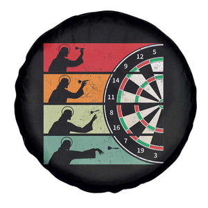 Vintage Darts Player Christian Faith Gift Spare Tire Cover Jesus Bullseye Shooter TS12 Print Your Wear