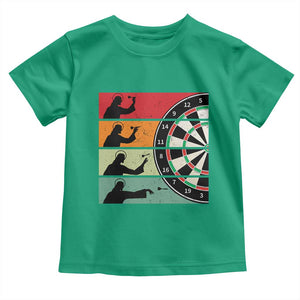 Vintage Darts Player Christian Faith Gift Toddler T Shirt Jesus Bullseye Shooter TS12 Irish Green Print Your Wear