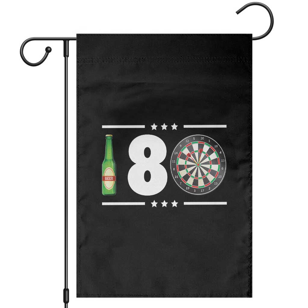 Darts Master 180 And Beer Garden Flag Funny Bullseye Shooter Gift TS12 Black Print Your Wear