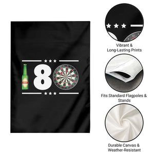 Darts Master 180 And Beer Garden Flag Funny Bullseye Shooter Gift TS12 Print Your Wear