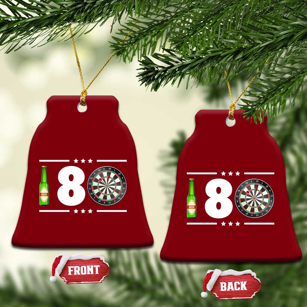 Darts Master 180 And Beer Ceramic Ornament Funny Bullseye Shooter Gift TS12 Print Your Wear