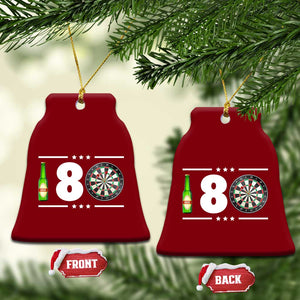 Darts Master 180 And Beer Ceramic Ornament Funny Bullseye Shooter Gift TS12 Print Your Wear