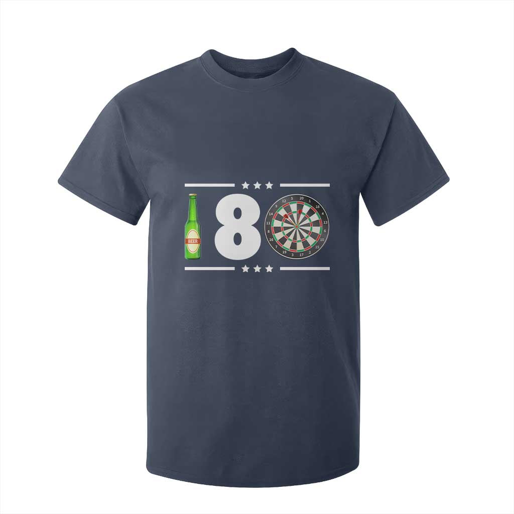 Darts Master 180 And Beer T Shirt For Kid Funny Bullseye Shooter Gift TS12 Navy Print Your Wear