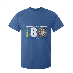Darts Master 180 And Beer T Shirt For Kid Funny Bullseye Shooter Gift TS12 Royal Blue Print Your Wear