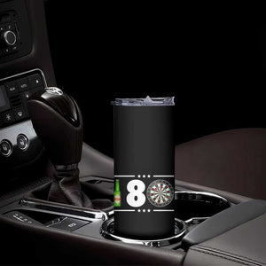 Darts Master 180 And Beer Skinny Tumbler Funny Bullseye Shooter Gift TS12 Print Your Wear