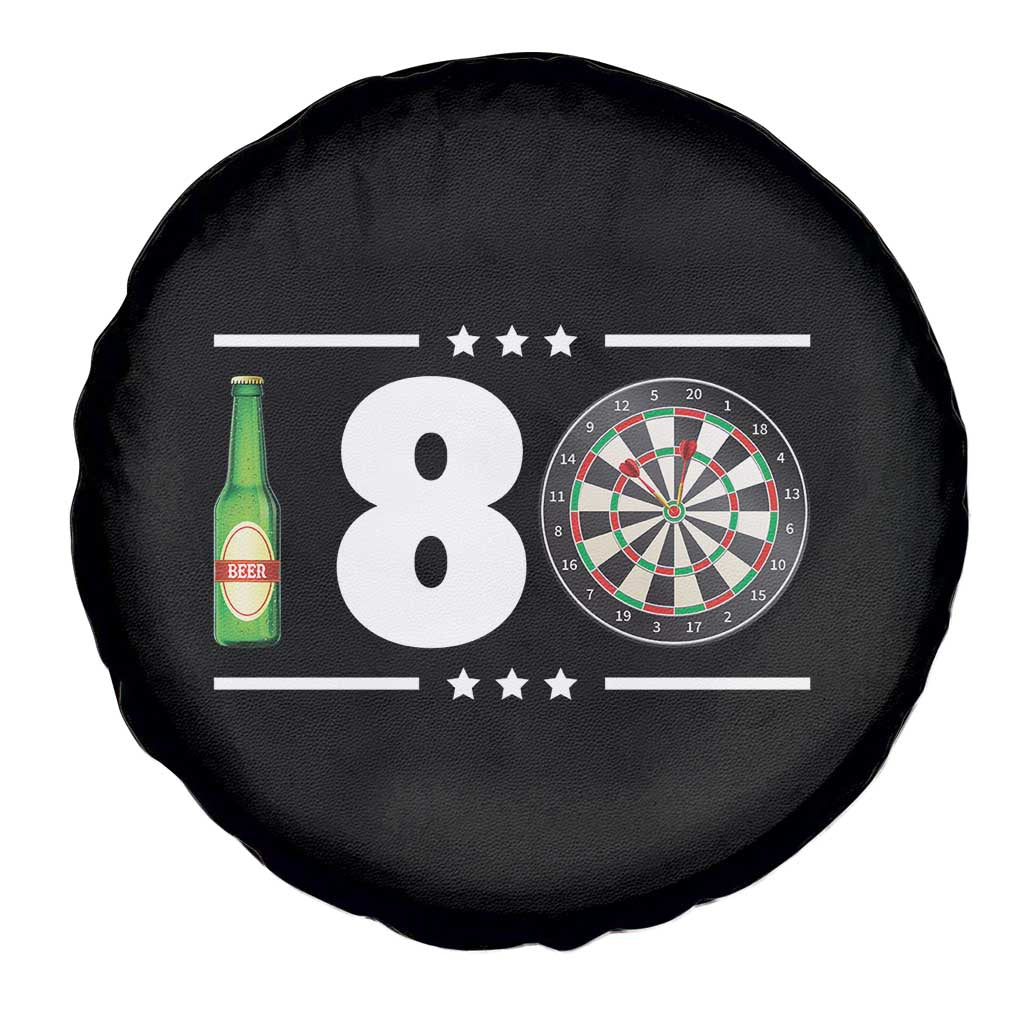 Darts Master 180 And Beer Spare Tire Cover Funny Bullseye Shooter Gift TS12 Print Your Wear