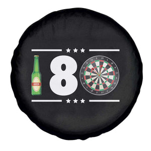 Darts Master 180 And Beer Spare Tire Cover Funny Bullseye Shooter Gift TS12 Print Your Wear