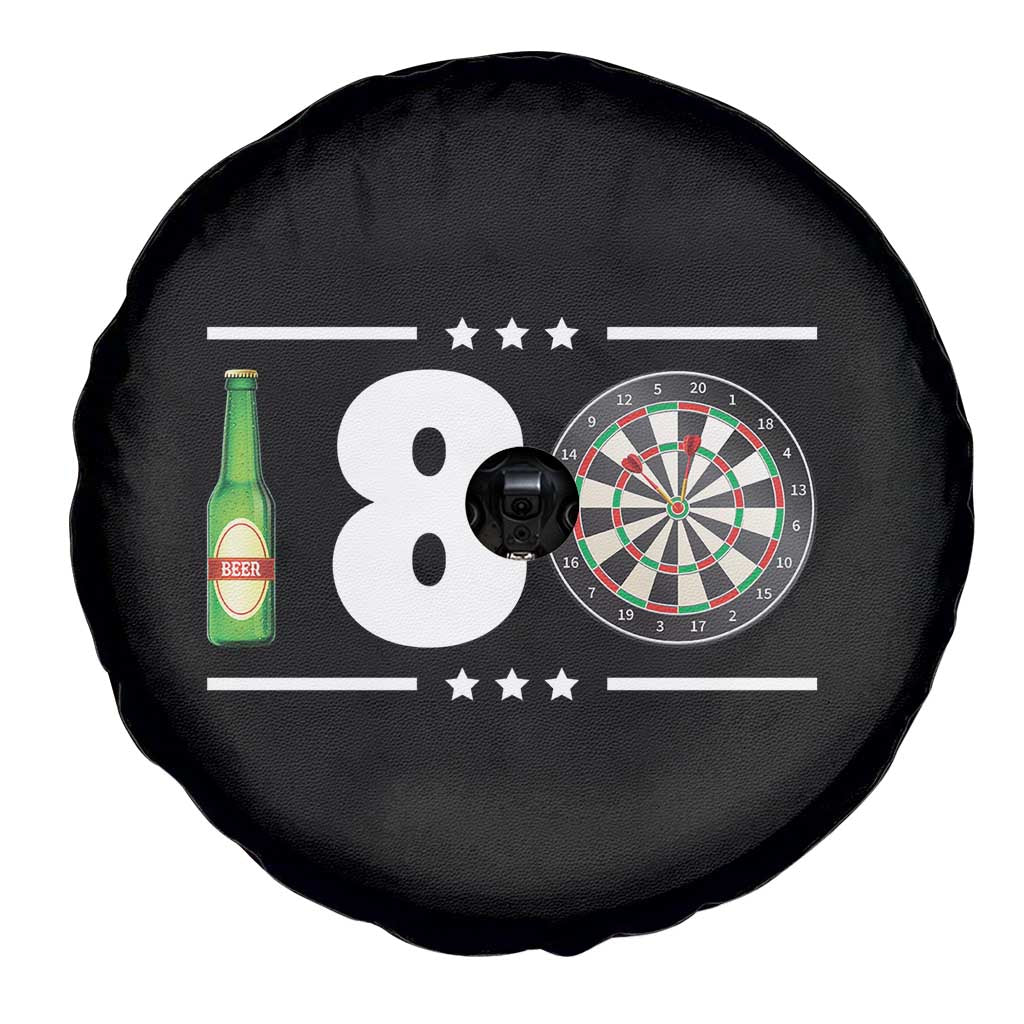 Darts Master 180 And Beer Spare Tire Cover Funny Bullseye Shooter Gift TS12 Print Your Wear