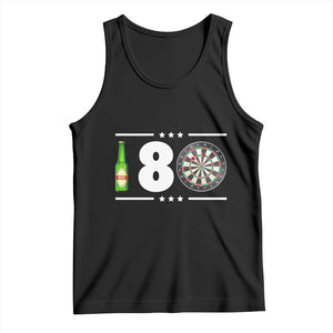 Darts Master 180 And Beer Tank Top Funny Bullseye Shooter Gift TS12 Black Print Your Wear