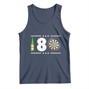 Darts Master 180 And Beer Tank Top Funny Bullseye Shooter Gift TS12 Navy Print Your Wear