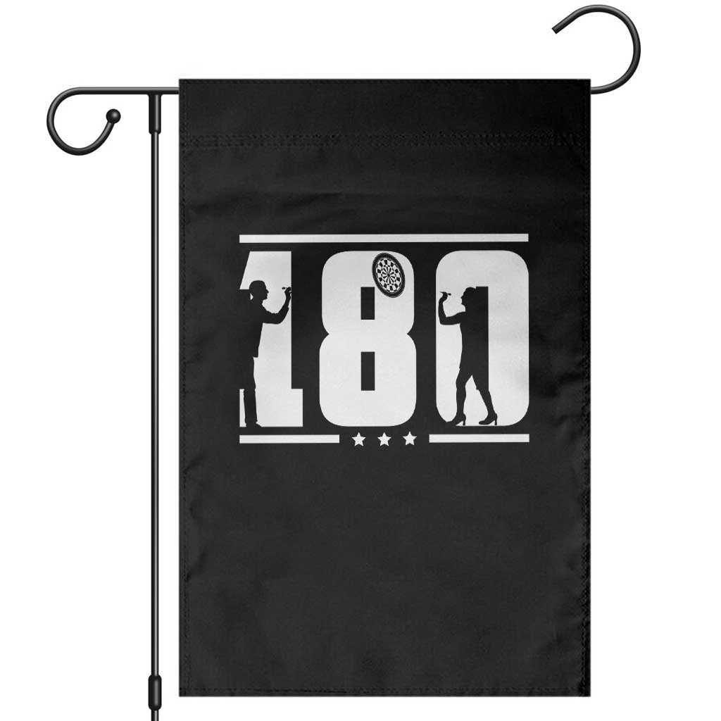 Darts 180 Max Score Player Garden Flag Darts Fan Gift TS12 Black Print Your Wear