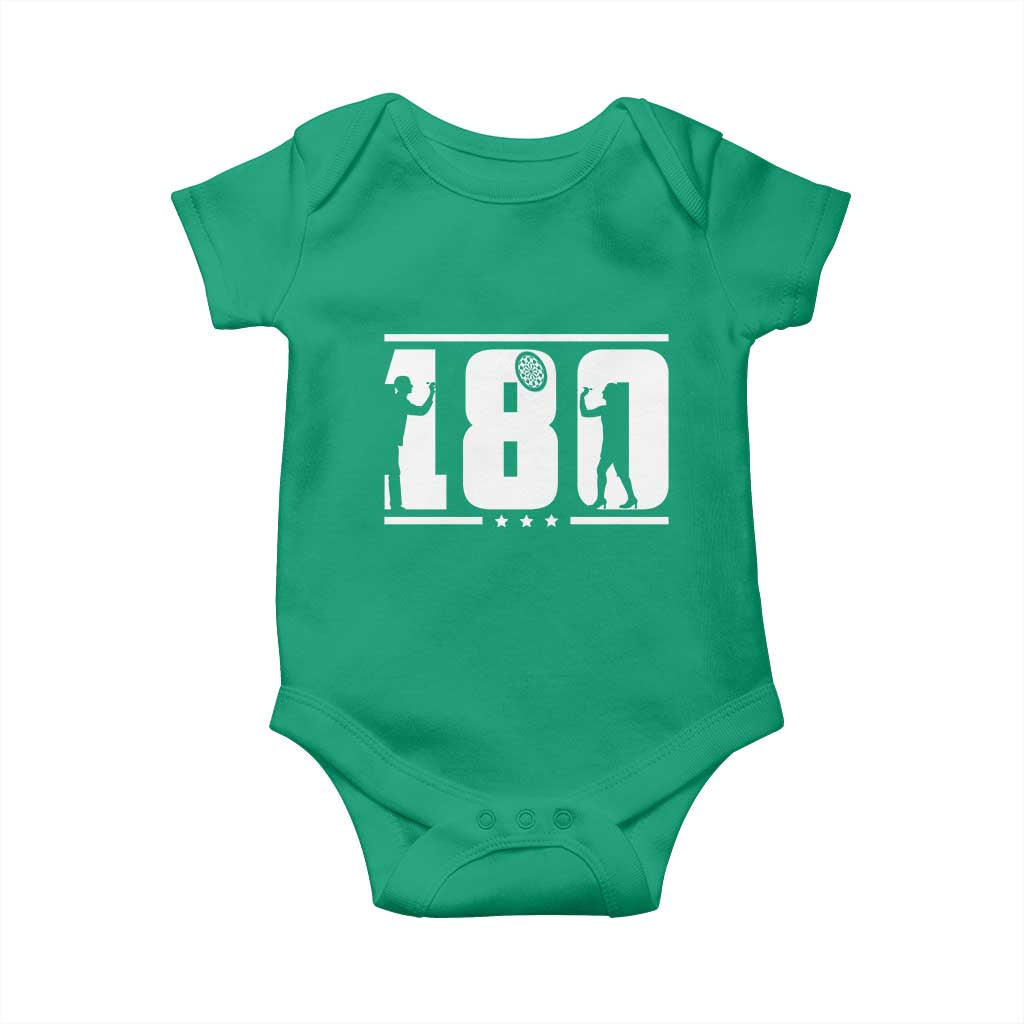 Darts 180 Max Score Player Baby Onesie Darts Fan Gift TS12 Irish Green Print Your Wear