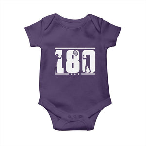 Darts 180 Max Score Player Baby Onesie Darts Fan Gift TS12 Purple Print Your Wear