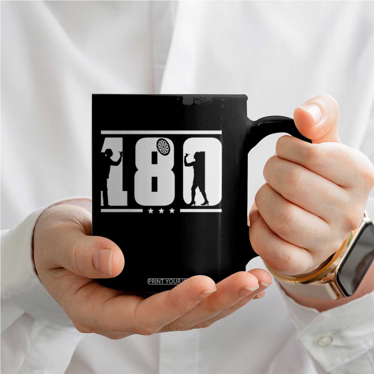 Darts 180 Max Score Player Coffee Mug Darts Fan Gift TS12 Print Your Wear