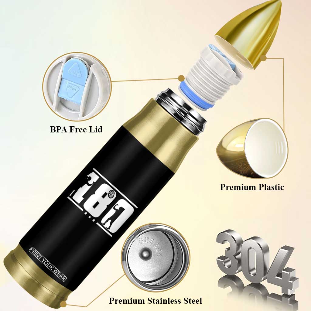Darts 180 Max Score Player Bullet Tumbler Darts Fan Gift TS12 Print Your Wear