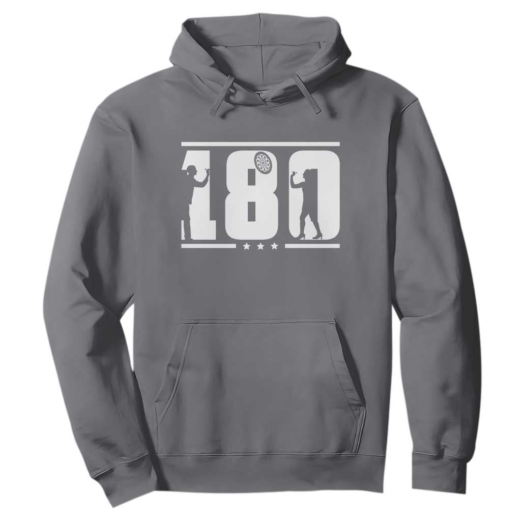 Darts 180 Max Score Player Hoodie Darts Fan Gift TS12 Charcoal Print Your Wear
