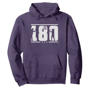 Darts 180 Max Score Player Hoodie Darts Fan Gift TS12 Purple Print Your Wear