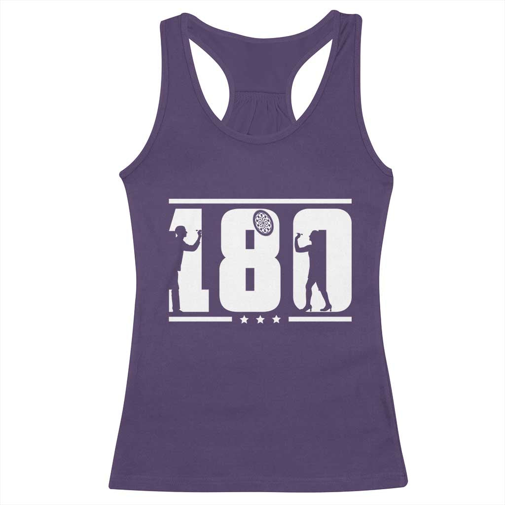 Darts 180 Max Score Player Racerback Tank Top Darts Fan Gift TS12 Purple Print Your Wear