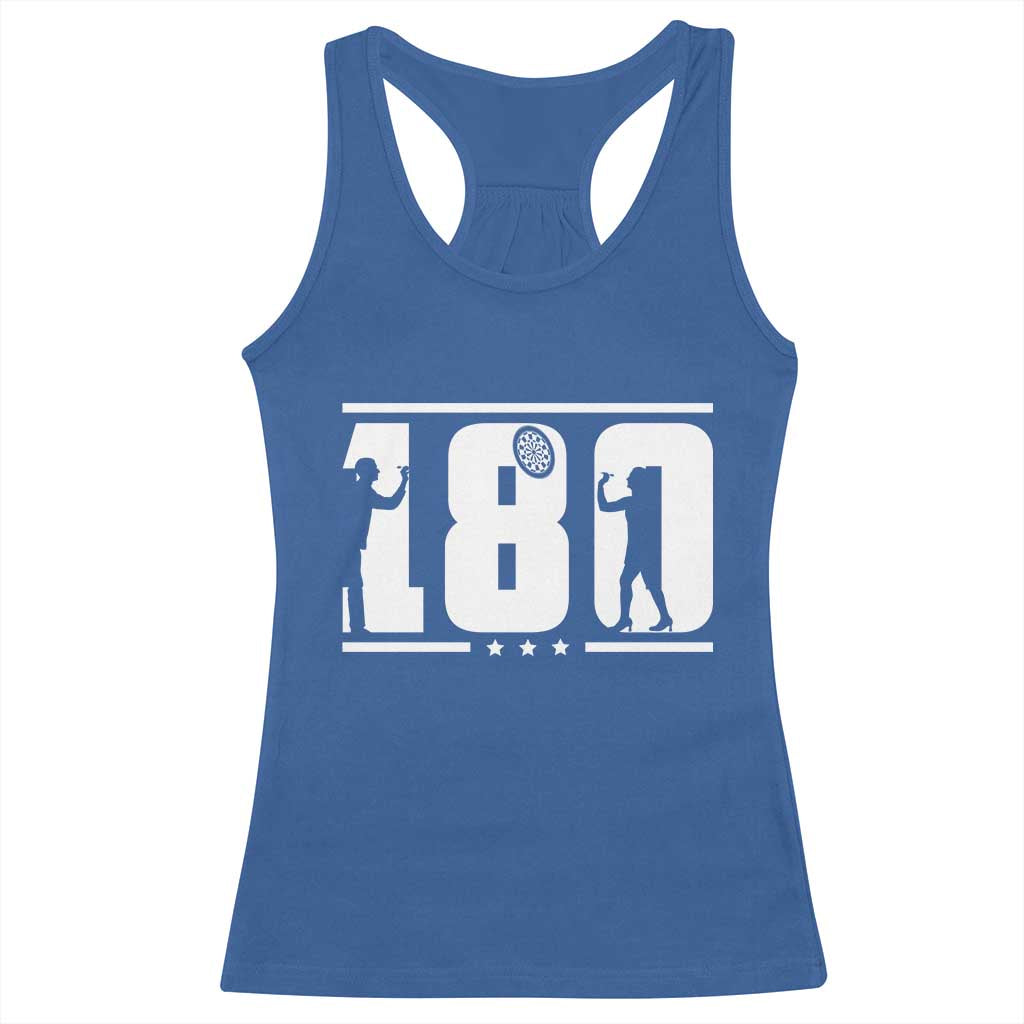 Darts 180 Max Score Player Racerback Tank Top Darts Fan Gift TS12 Royal Blue Print Your Wear