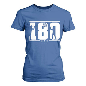 Darts 180 Max Score Player T Shirt For Women Darts Fan Gift TS12 Royal Blue Print Your Wear