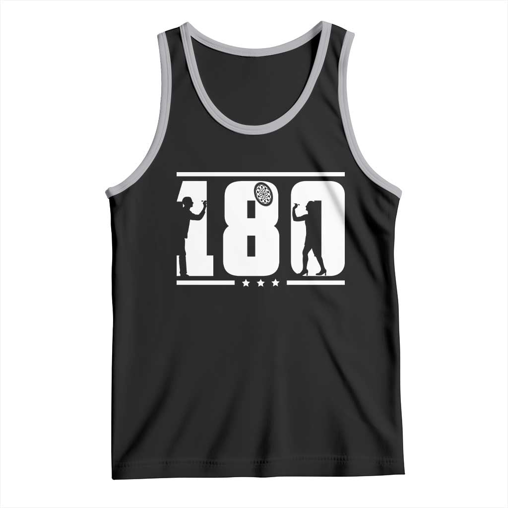 Darts 180 Max Score Player Tank Top Darts Fan Gift TS12 Black Athletic Heather Print Your Wear