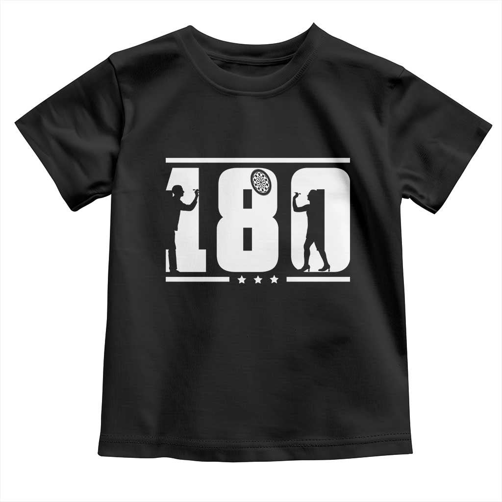 Darts 180 Max Score Player Toddler T Shirt Darts Fan Gift TS12 Black Print Your Wear