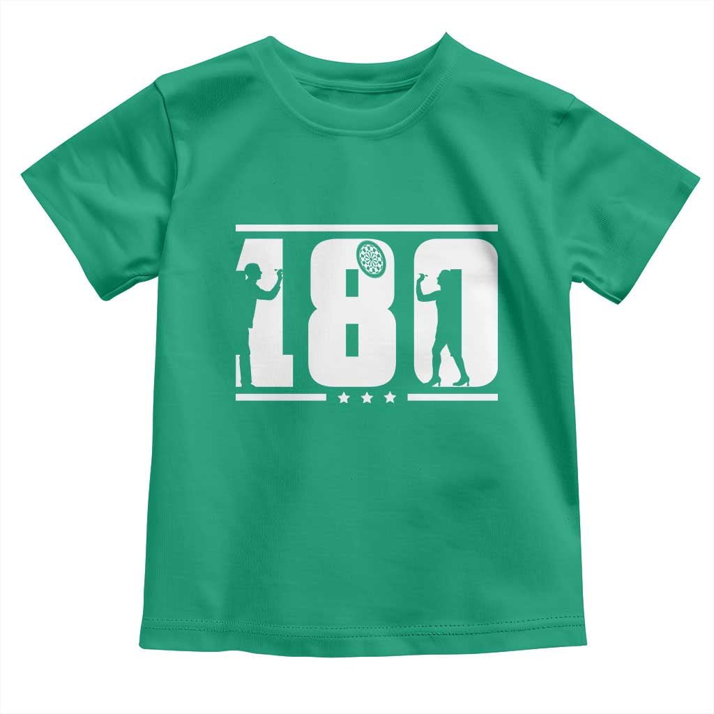 Darts 180 Max Score Player Toddler T Shirt Darts Fan Gift TS12 Irish Green Print Your Wear