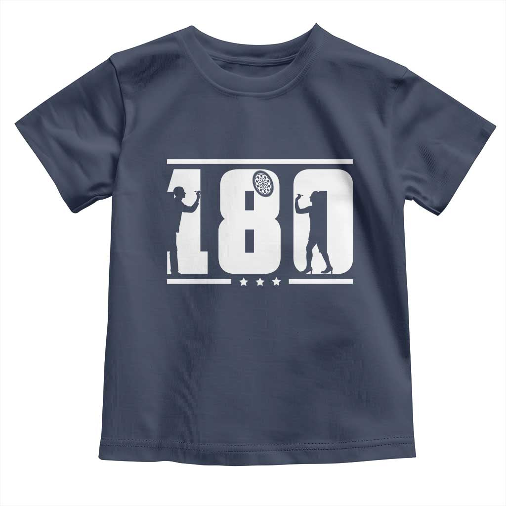 Darts 180 Max Score Player Toddler T Shirt Darts Fan Gift TS12 Navy Print Your Wear