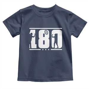 Darts 180 Max Score Player Toddler T Shirt Darts Fan Gift TS12 Navy Print Your Wear