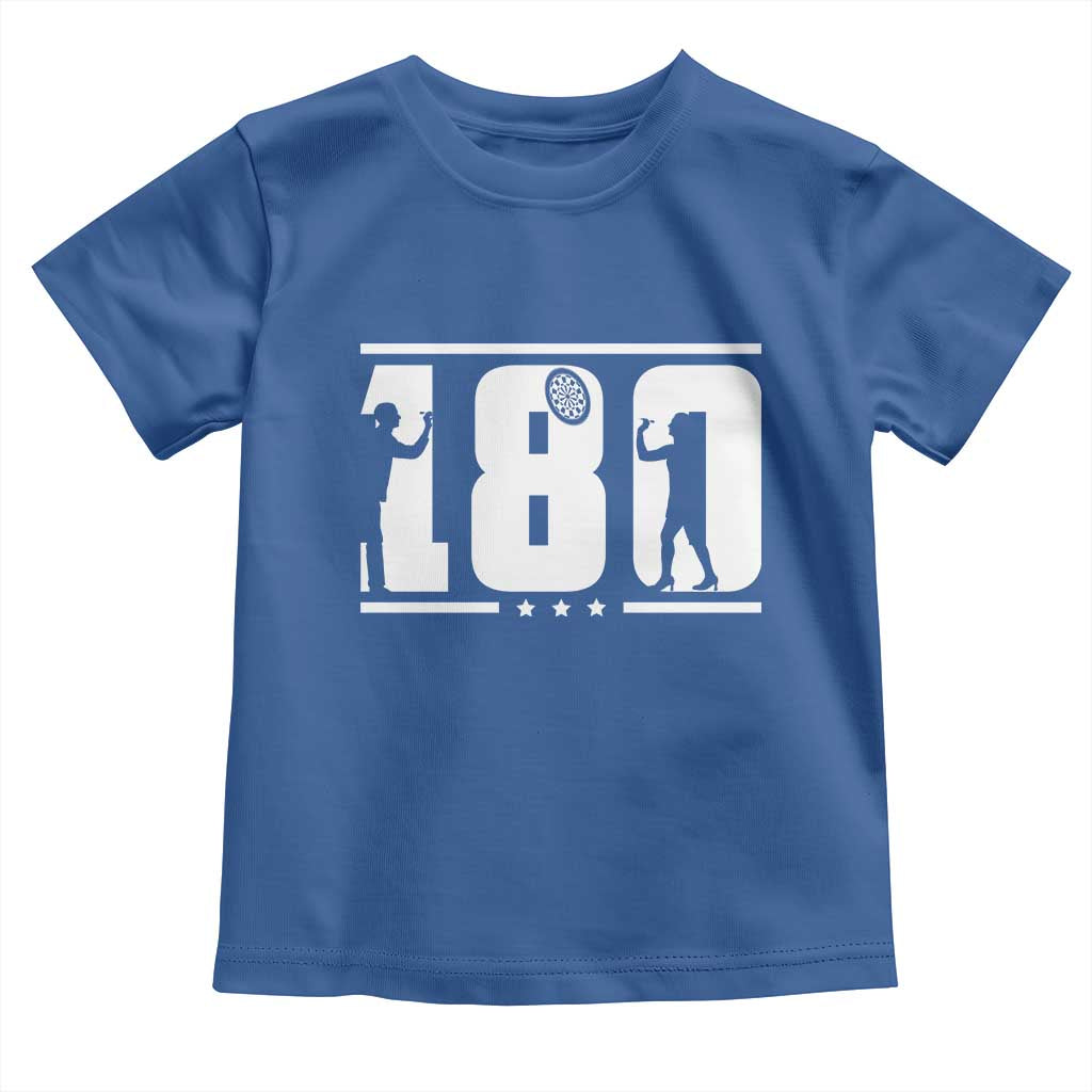 Darts 180 Max Score Player Toddler T Shirt Darts Fan Gift TS12 Royal Blue Print Your Wear