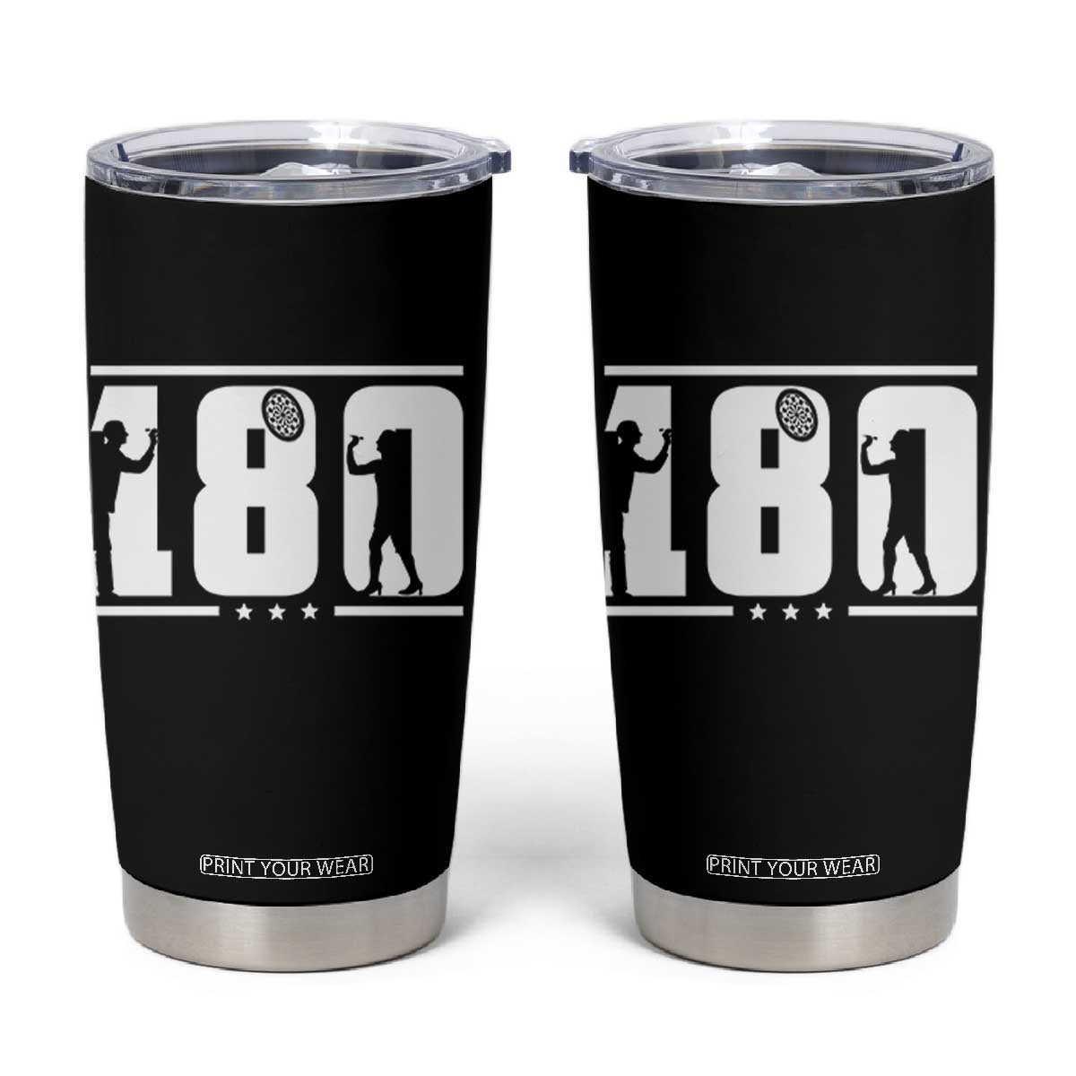 Darts 180 Max Score Player Tumbler Cup Darts Fan Gift TS12 Black Print Your Wear