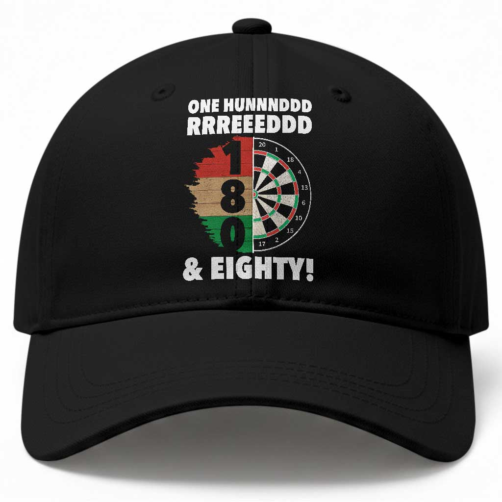 One Hundred And Eighty Baseball Cap Funny Darts Player Gift TS12 Print Your Wear