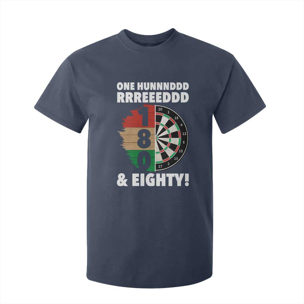 One Hundred And Eighty T Shirt For Kid Funny Darts Player Gift TS12 Navy Print Your Wear