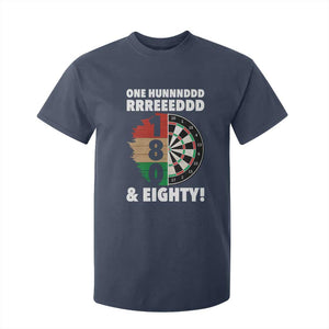 One Hundred And Eighty T Shirt For Kid Funny Darts Player Gift TS12 Navy Print Your Wear
