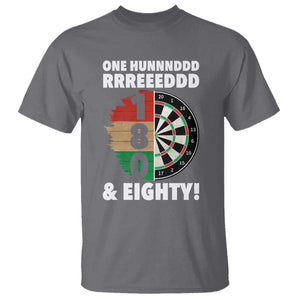 One Hundred And Eighty T Shirt Funny Darts Player Gift TS12 Charcoal Print Your Wear