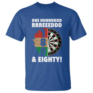 One Hundred And Eighty T Shirt Funny Darts Player Gift TS12 Royal Blue Print Your Wear
