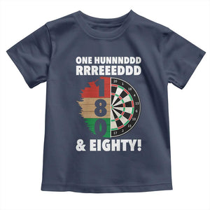 One Hundred And Eighty Toddler T Shirt Funny Darts Player Gift TS12 Navy Print Your Wear