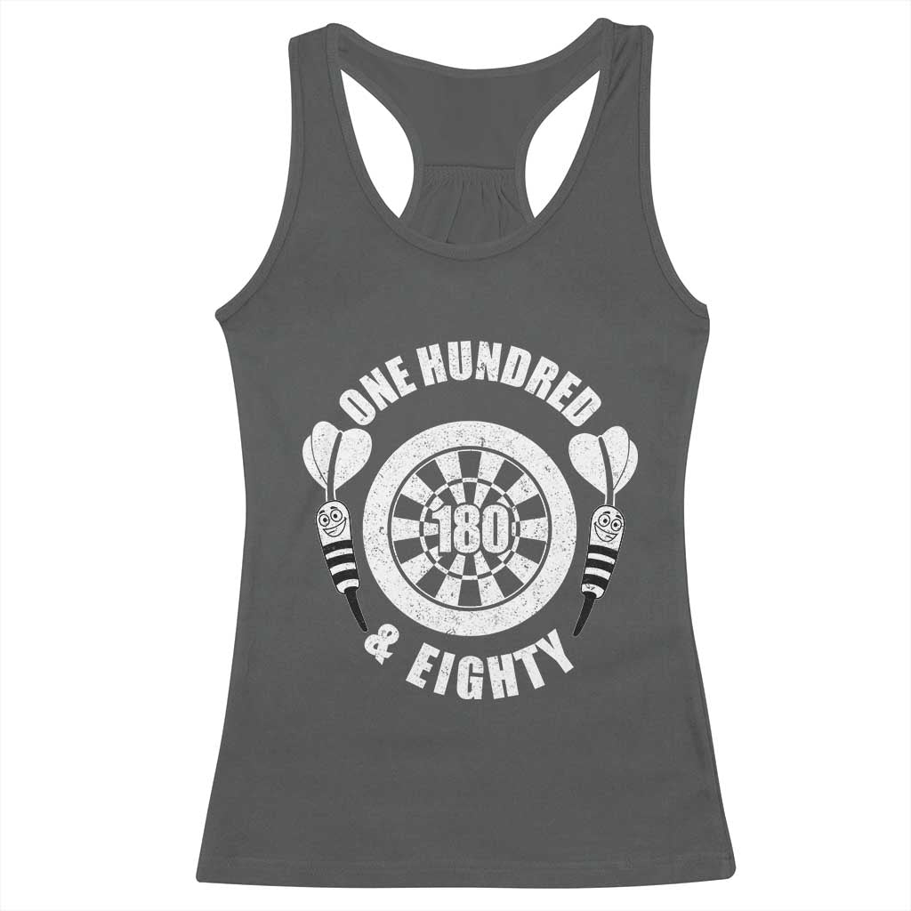 Triple 20 Master Dartist Gift Racerback Tank Top One Hundred And Eighty TS12 Dark Heather Print Your Wear