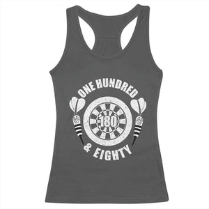 Triple 20 Master Dartist Gift Racerback Tank Top One Hundred And Eighty TS12 Dark Heather Print Your Wear
