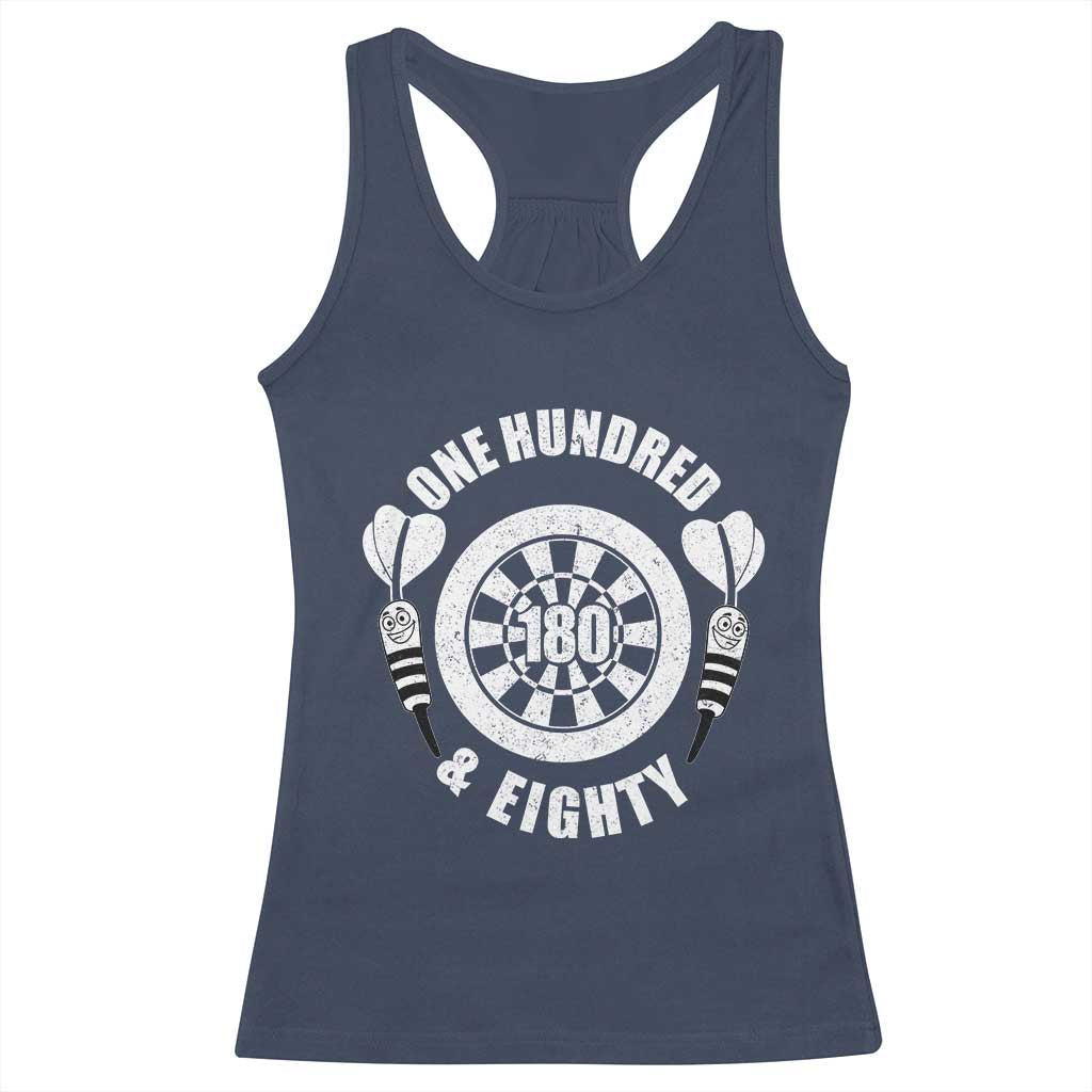 Triple 20 Master Dartist Gift Racerback Tank Top One Hundred And Eighty TS12 Navy Print Your Wear