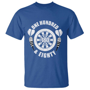 Triple 20 Master Dartist Gift T Shirt One Hundred And Eighty TS12 Royal Blue Print Your Wear