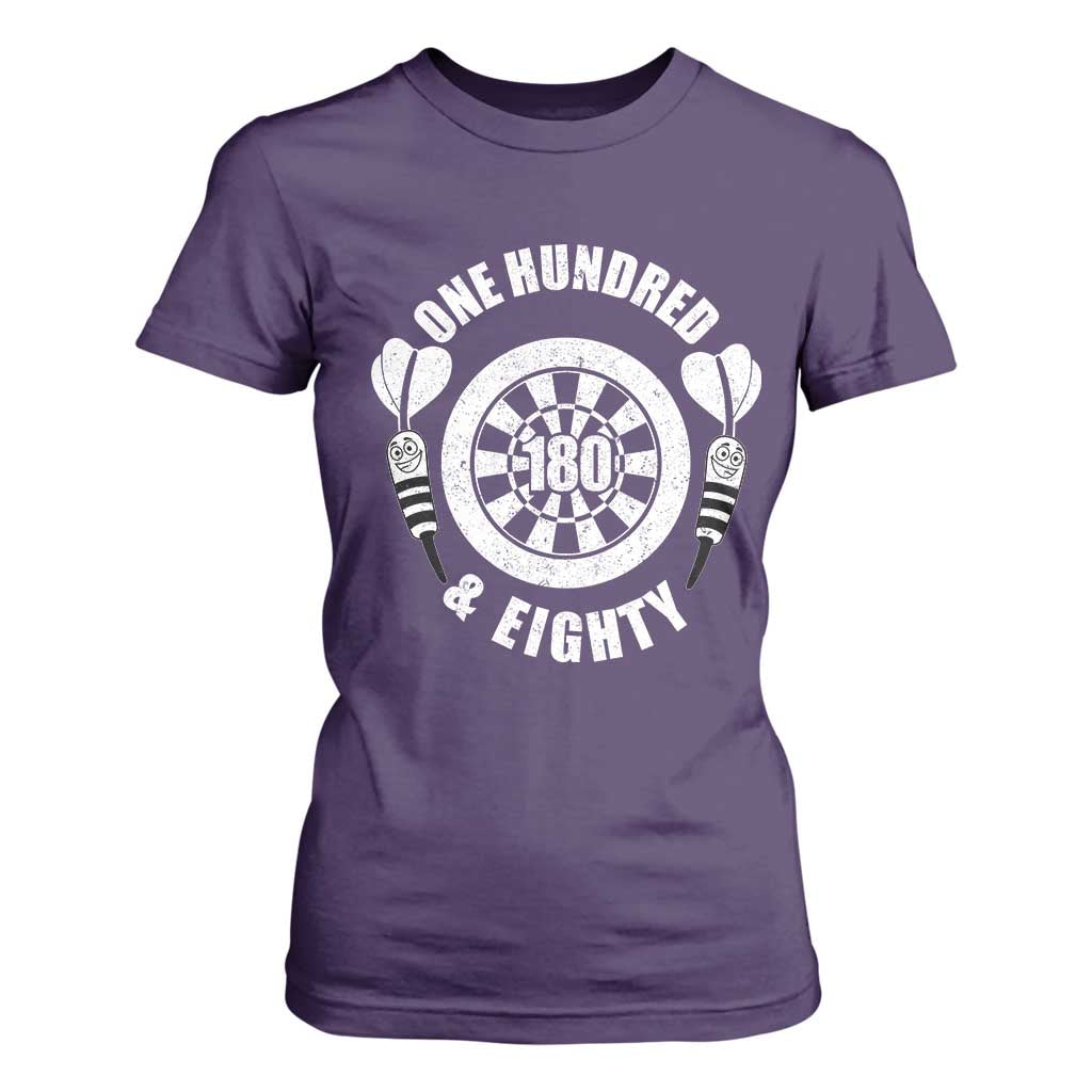 Triple 20 Master Dartist Gift T Shirt For Women One Hundred And Eighty TS12 Purple Print Your Wear