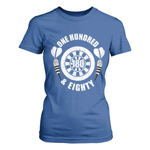 Triple 20 Master Dartist Gift T Shirt For Women One Hundred And Eighty TS12 Royal Blue Print Your Wear